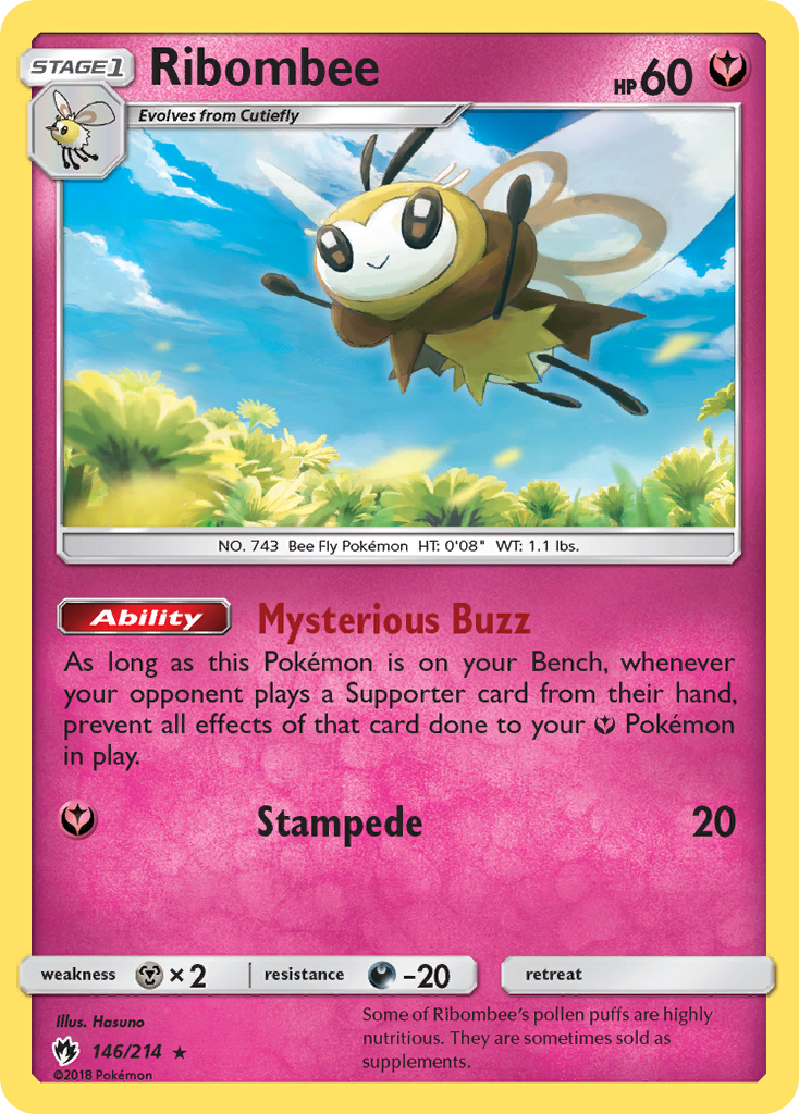Lost Thunder Ribombee #146/214